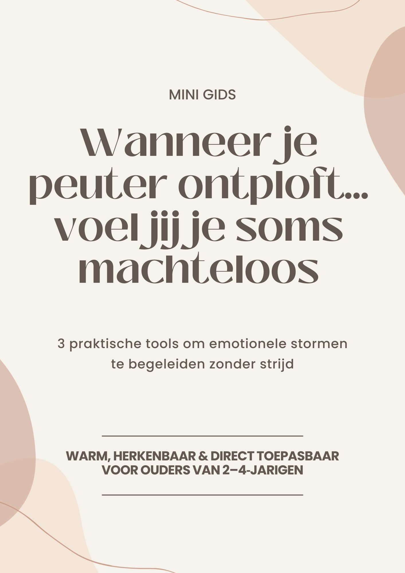 Wanneer je peuter ontploft… voel jij je soms machteloos